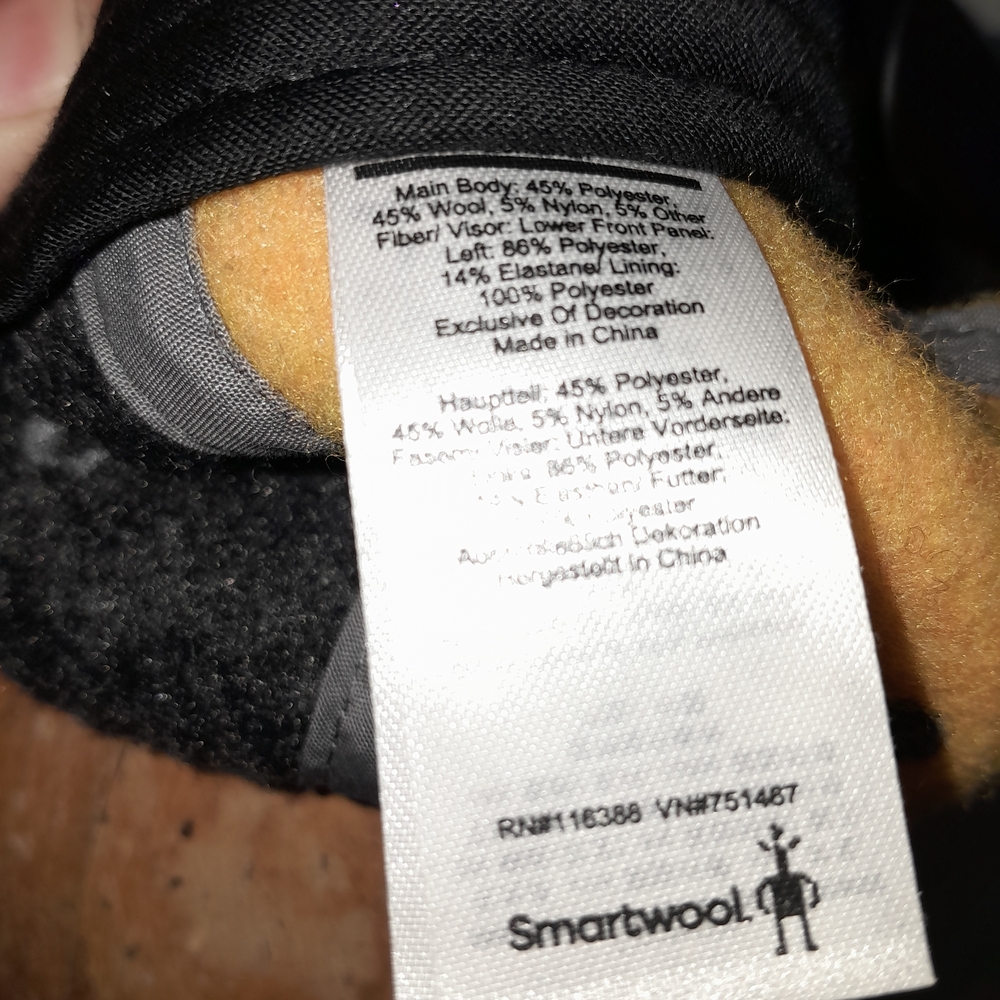 Smartwool Black and Brown Beanie